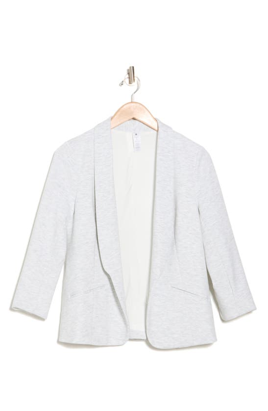 Yogalicious Bentley Scuba Blazer In Gray