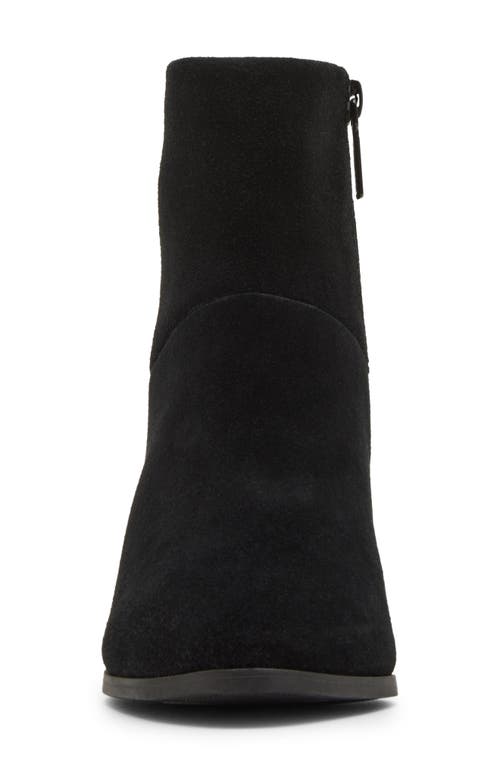 Blondo Arena Pointed Toe Bootie In Black Suede