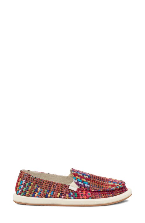 Sanuk Donna Slip-on Sneaker In Pink Multi