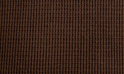 Rainforest Cabin Waffle Knit Hoodie In Dark Brown