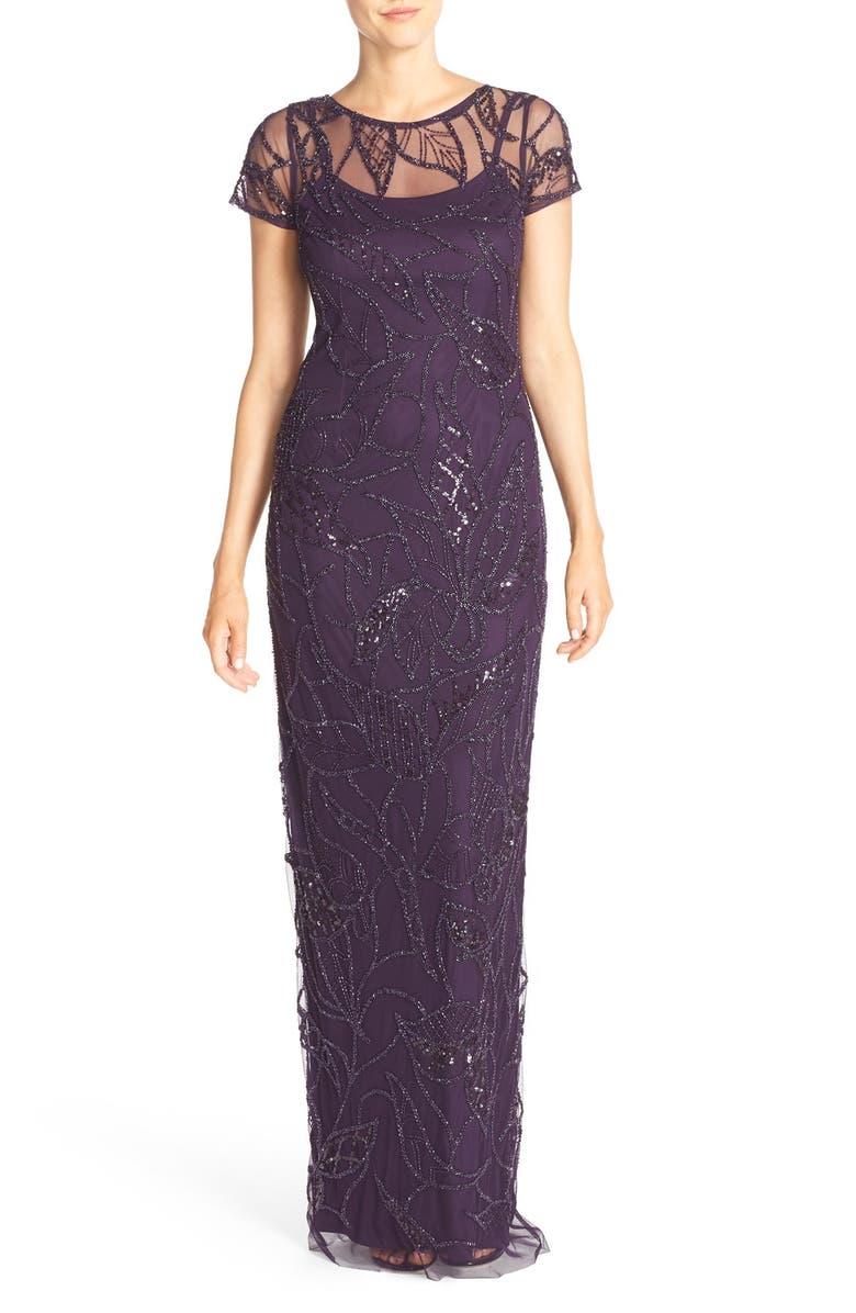 Adrianna papell embellished gown Clearance
