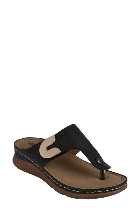 Shop Good Choice New York Sam Hardware Sandal In Black