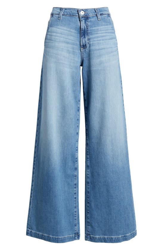 Shop Ag Stella High Waist Wide Leg Jeans In Dune