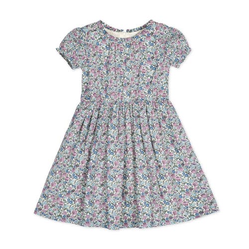 Shop Hope & Henry Girls' Organic Ruffle Edge Puff Sleeve Dress, Kids In Heather Fields Floral