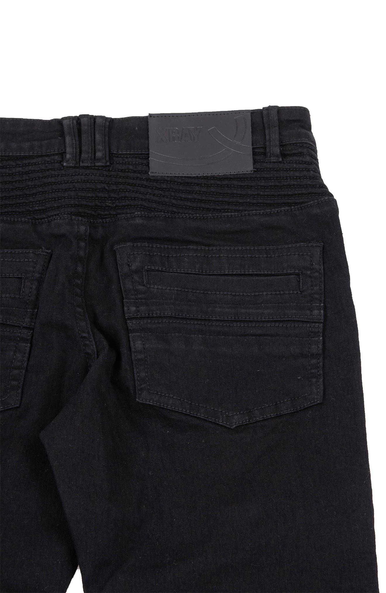 XRAY X-Ray Moto Quilt Skinny Jeans 