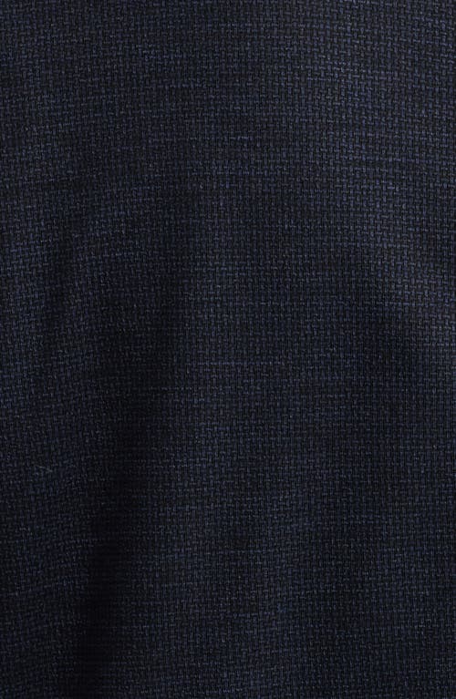 Shop Canali Impeccabile Solid Knit Sport Coat In Navy