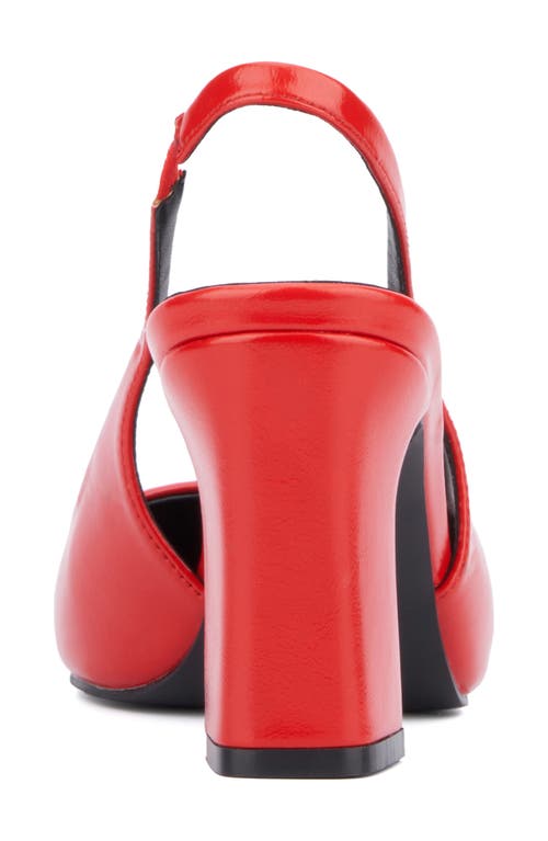 New York And Company Theresa Slingback Pump In Red