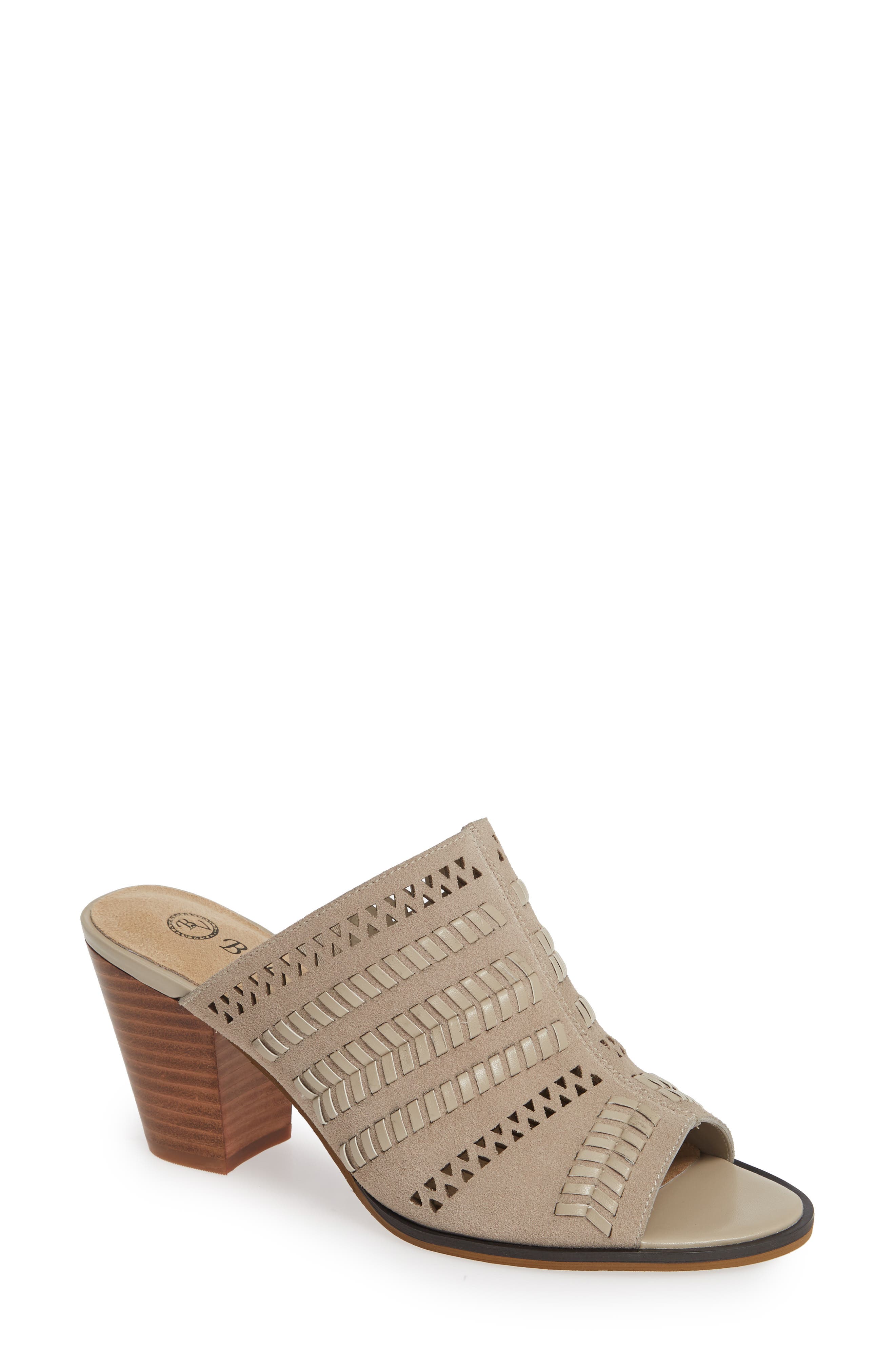 Bella Vita Koraline Open Toe Mule, Grey