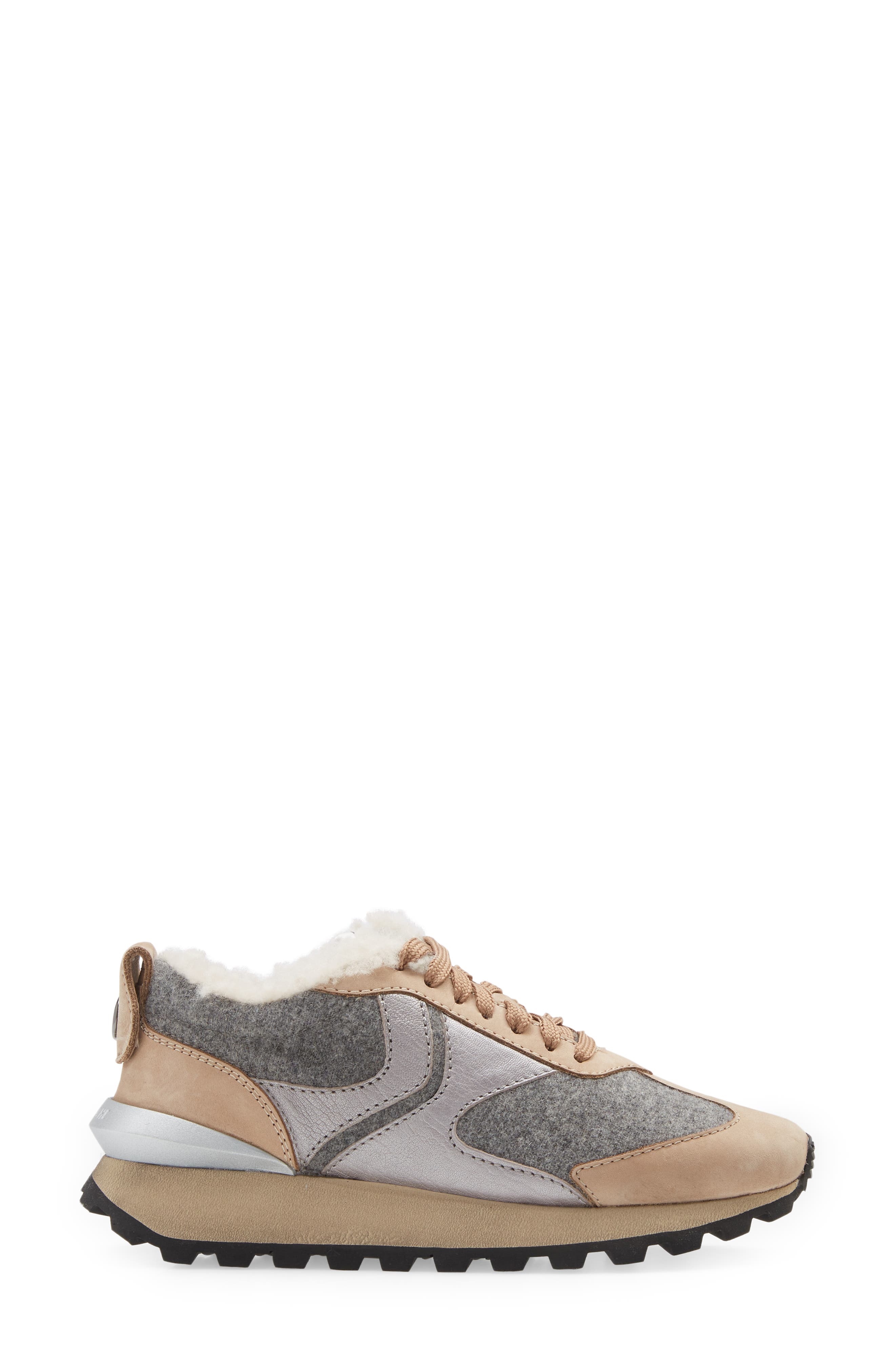 Voile Blanche Viola Blanche Qwark Genine Shearling Jogger Sneaker |  Nordstrom