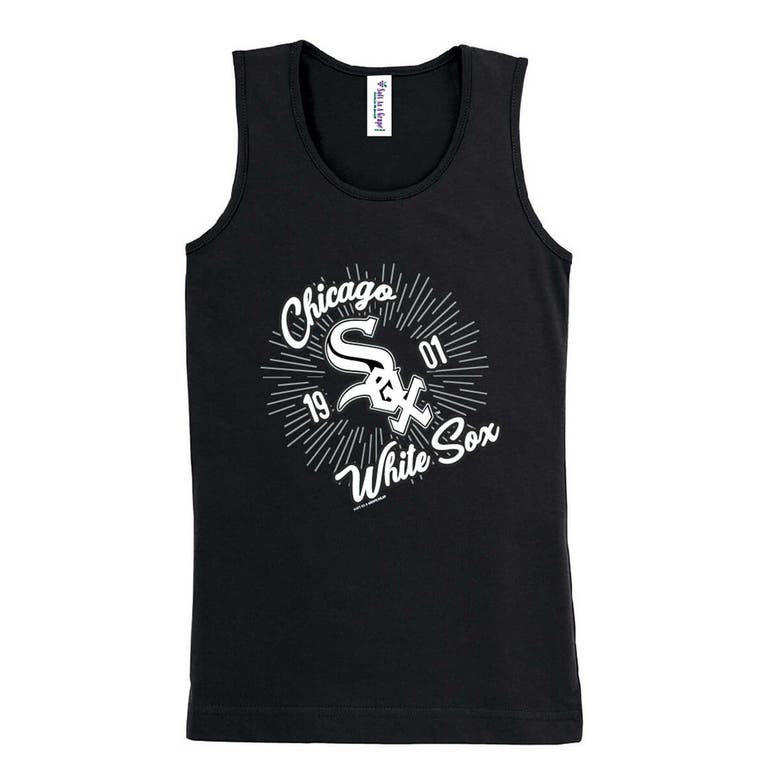Shop Soft As A Grape Girls Youth  Black Chicago White Sox Tank Top