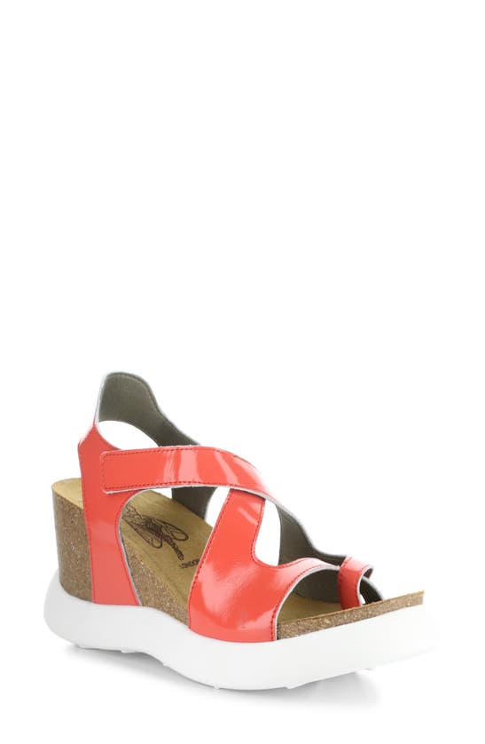 FLY LONDON FLY LONDON GAVI ANKLE STRAP PLATFORM WEDGE SANDAL