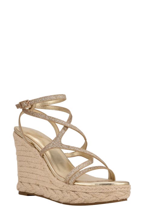 Women's Metallic Wedge Sandals | Nordstrom