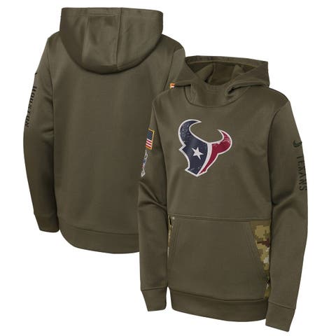 New York Jets Youth 2022 Salute To Service Performance Pullover