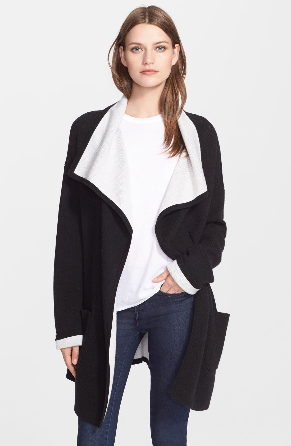 autumn cashmere Double Face Knit Coat Nordstrom