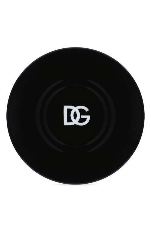 Dolce & Gabbana Dolce&gabbana Set Of 2 Dg Logo Teacups & Saucers In Black