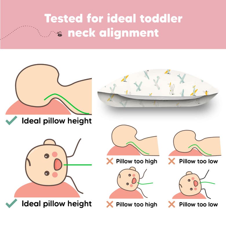 Shop Keababies Jumbo Toddler Pillow With Pillowcase In Plane