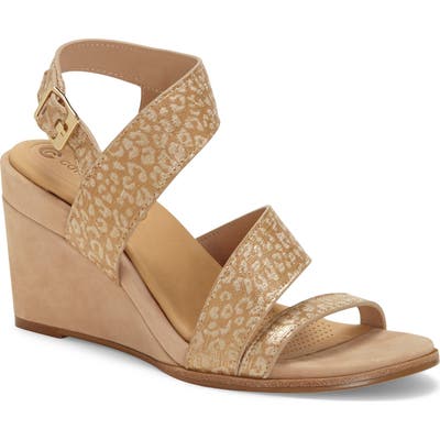 Cc Corso Como Nashila Wedge Sandal, Beige
