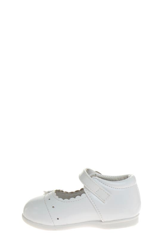 Shop Josmo Kids' Mary Jane Flat In White Patent
