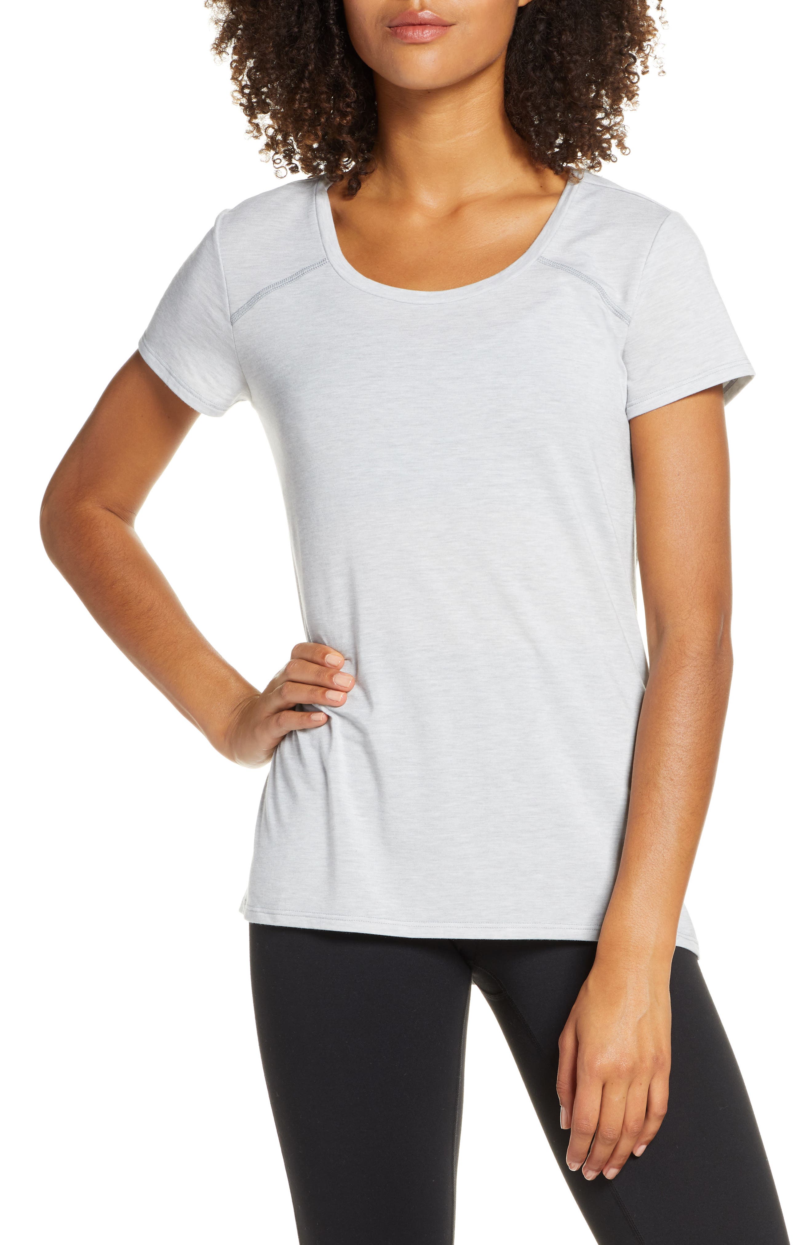 Zella Serenity Swoop Tee Nordstrom