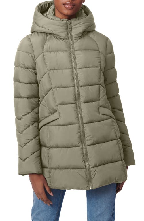 BERNARDO BERNARDO HOODED PUFFER JACKET WITH BIB 