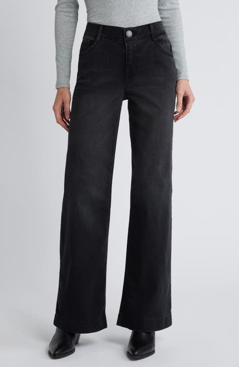 QUYUON Womens Tall Pants Clearance Solid Color High-Waist