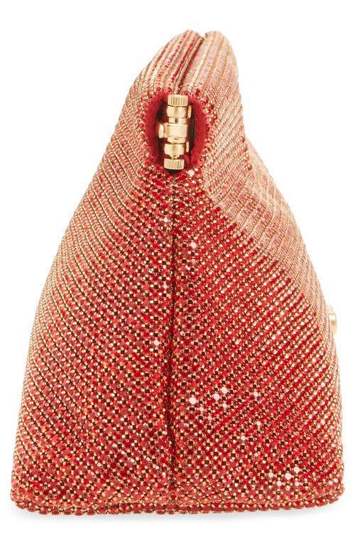 CULT GAIA CULT GAIA LILLIA CRYSTAL MESH CLUTCH 