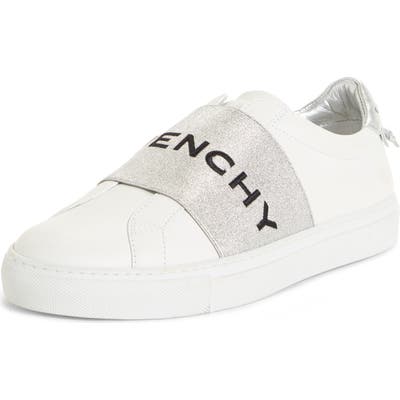 Givenchy Logo Strap Slip-On Sneaker, White