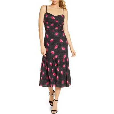 Ali & Jay Ariel Midi Dress, Black