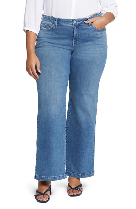 Teresa Wide Leg Jeans (Plus Size)