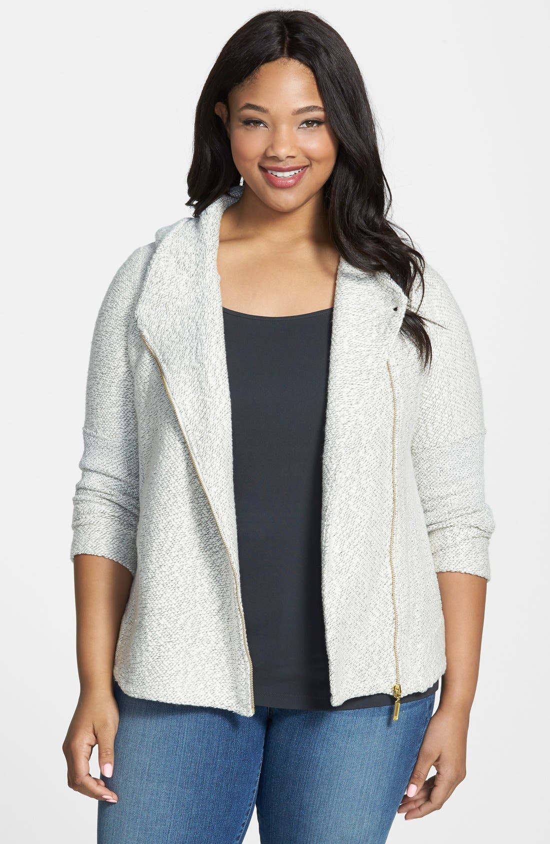Lucky Brand Hooded Active Jacket (Plus Size) Nordstrom