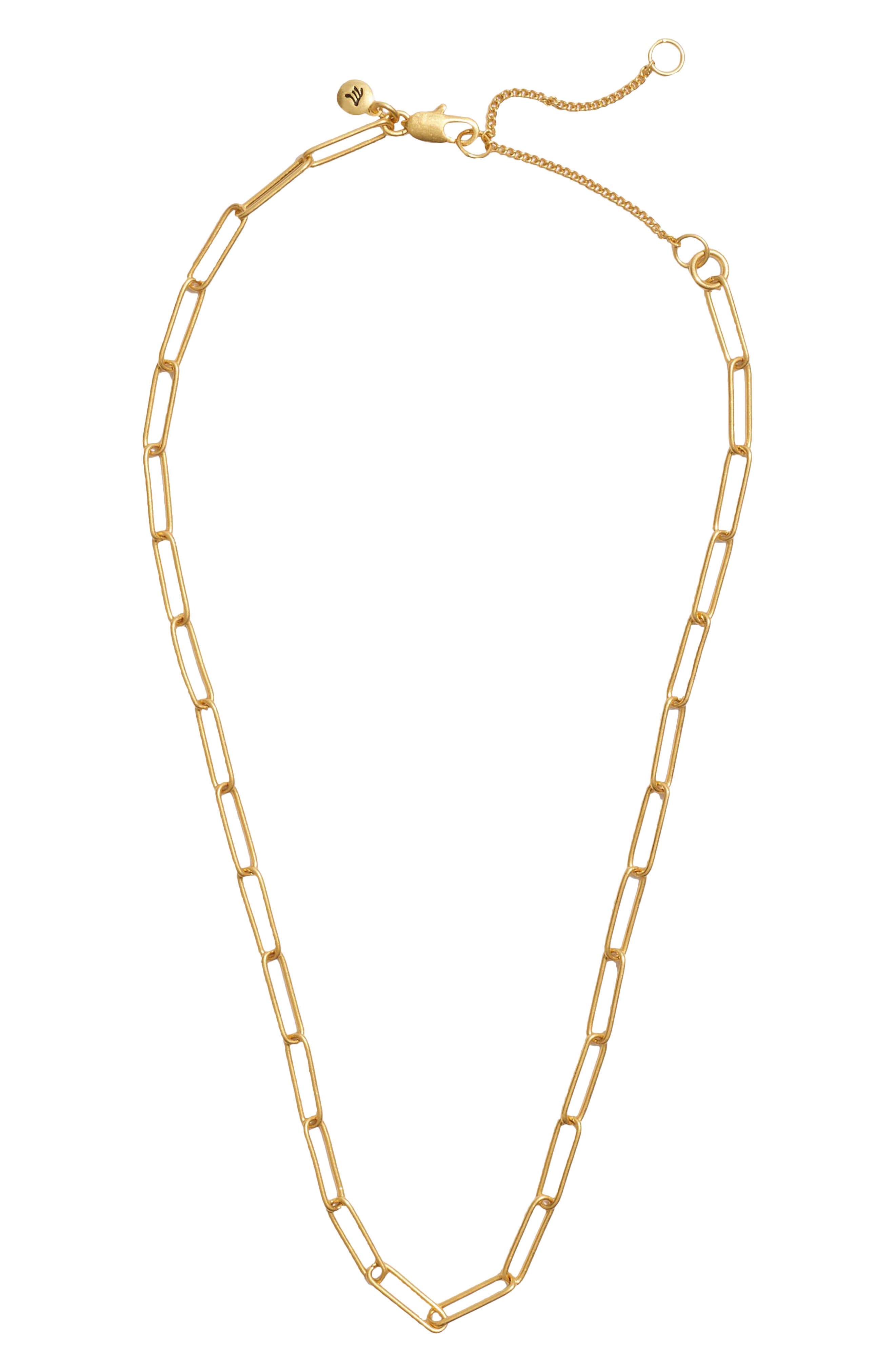 nordstrom paperclip necklace