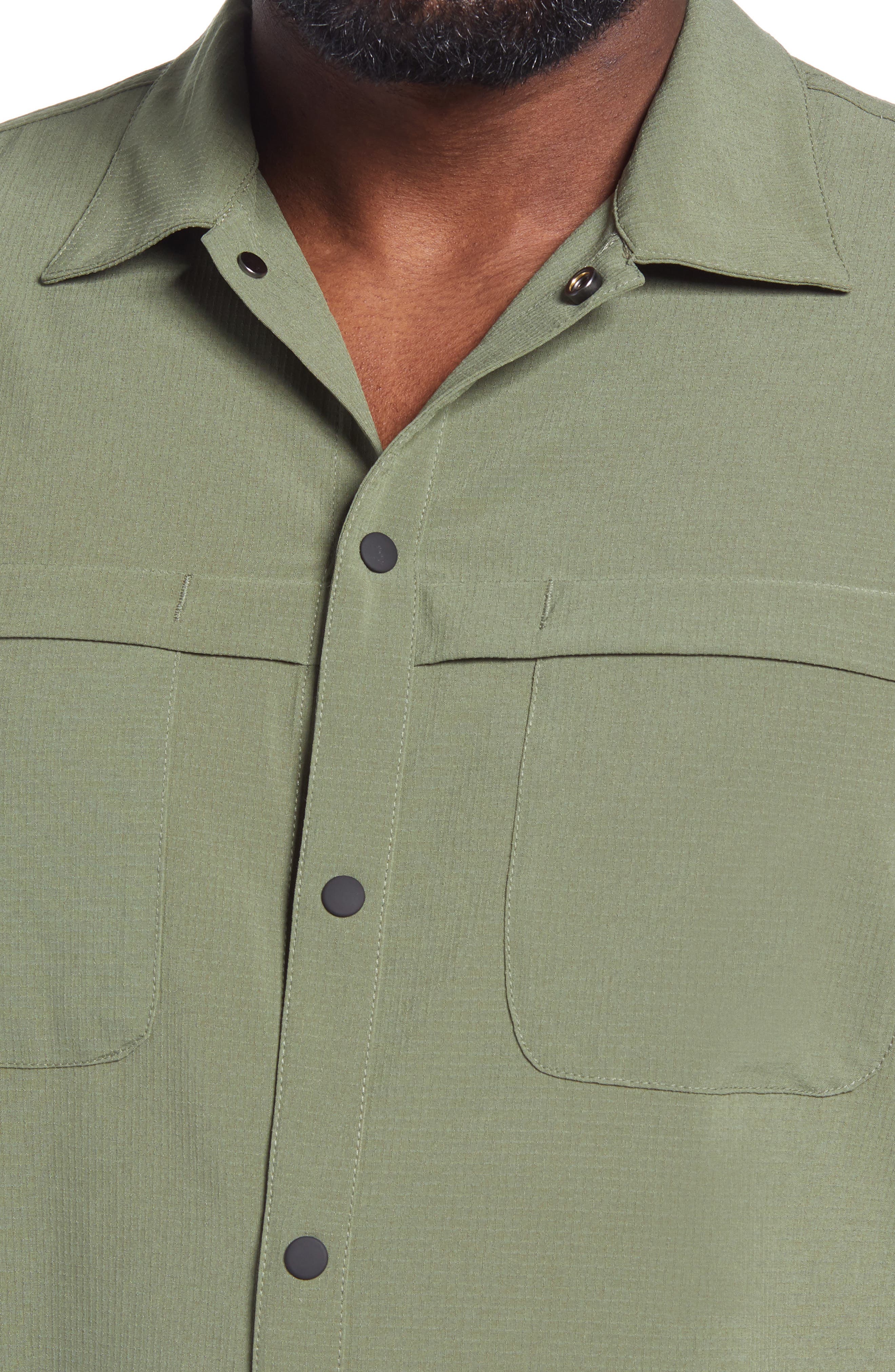 Zella Ripstop Snap Front Shirt 
