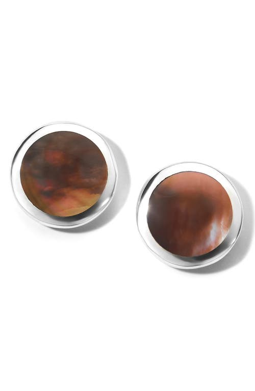 Ippolita Polished Rock Candy Small Stud Earrings in Silver