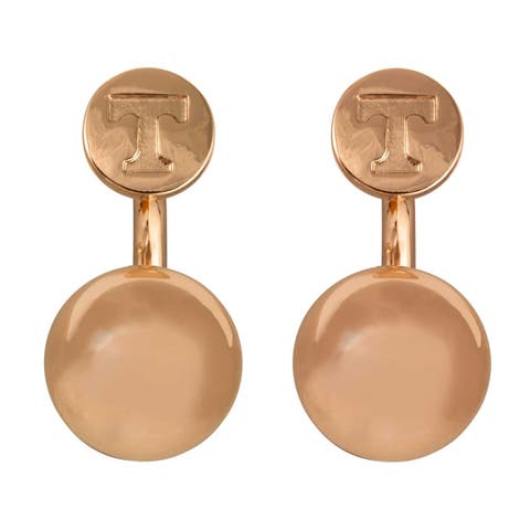 Gold Stud Earrings by Alice Stewart Jewellery