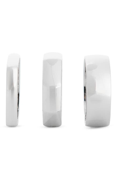 COVET COVET SET OF 3 ASSORTED STACKING RINGS