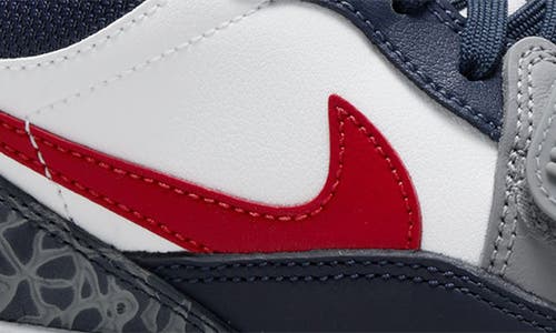 Nike Air Jordan Legacy 312 Low Sneaker In White/varsity Red/navy