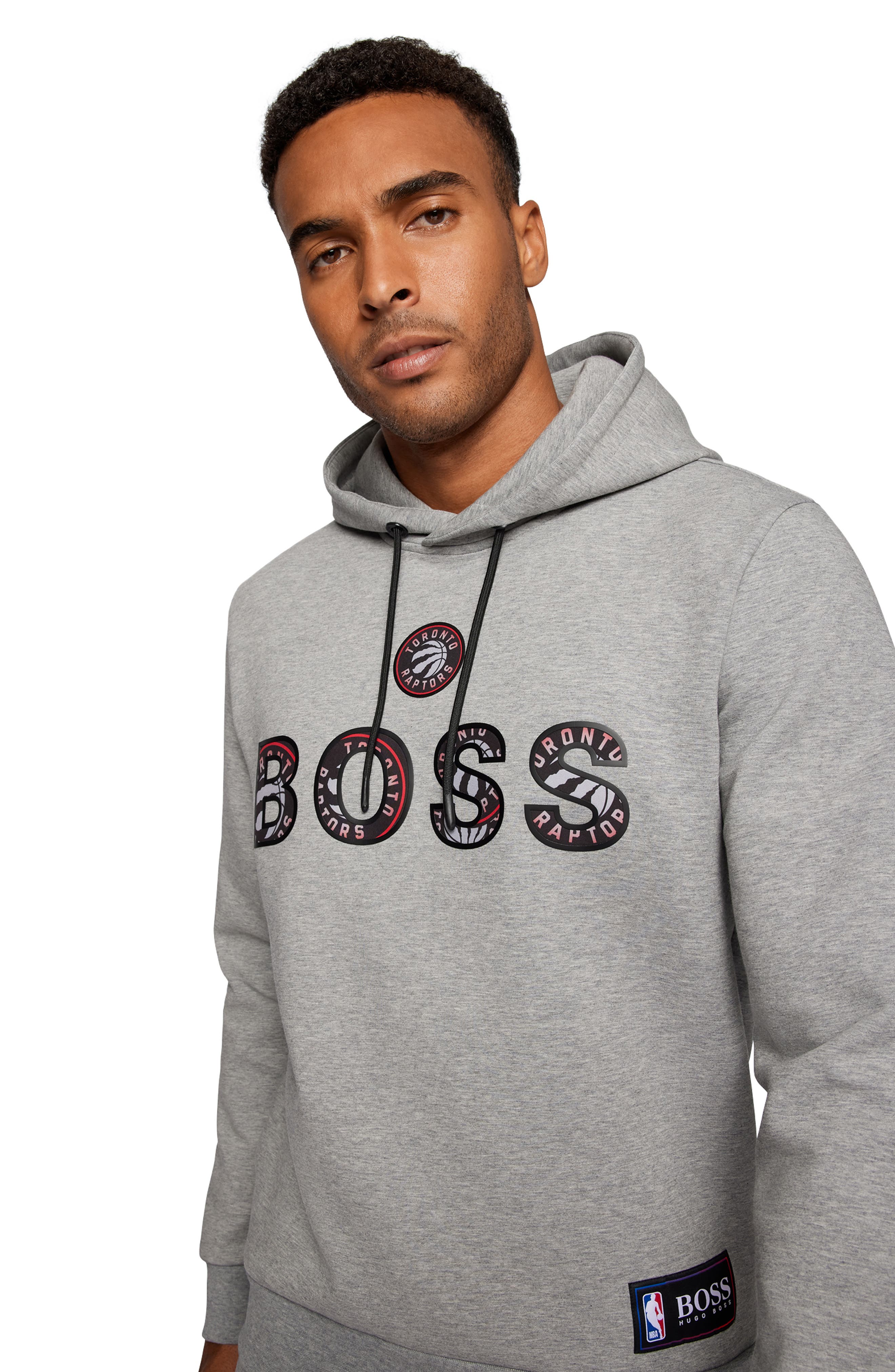 hugo boss raptors hoodie