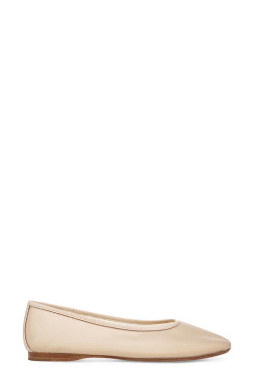 Shop Vince Leah Mesh Ballet Flat In Birch Sand