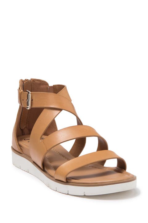CD 26 Flat Sandals Black Leather 592262