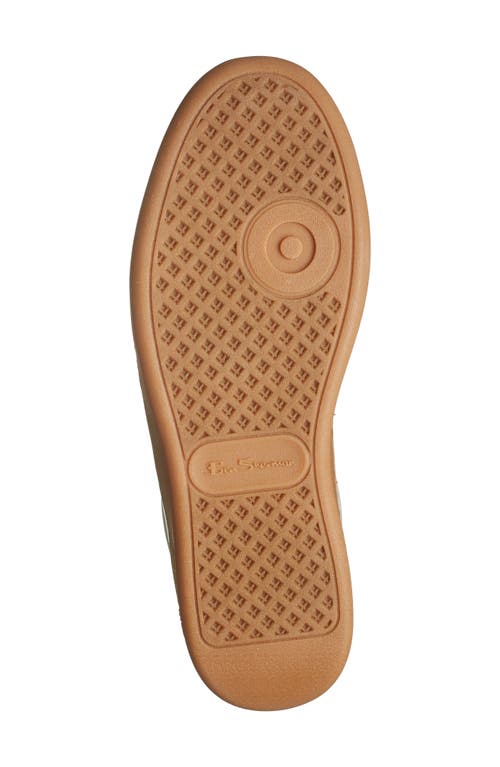 Ben Sherman Hyde Sneaker In White/gum/olive