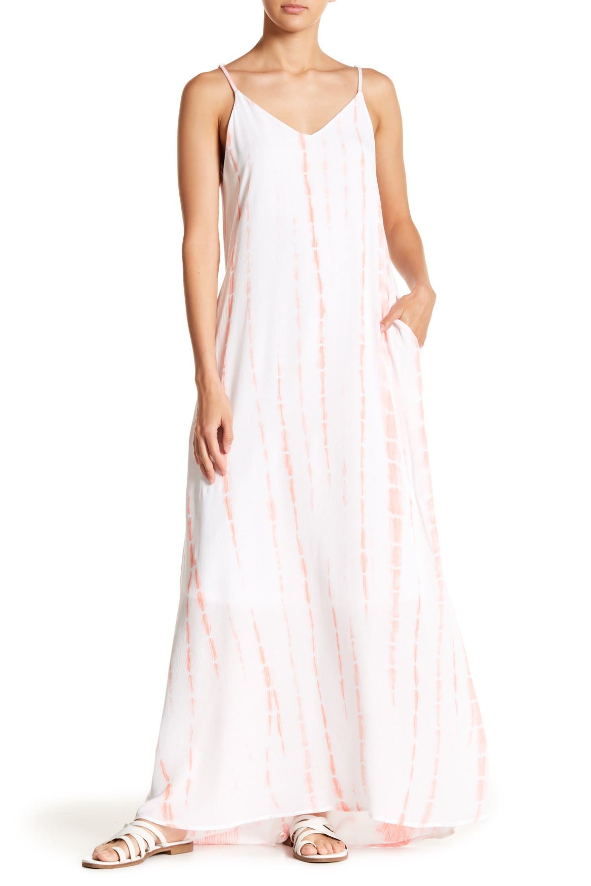 west kei gauze maxi dress