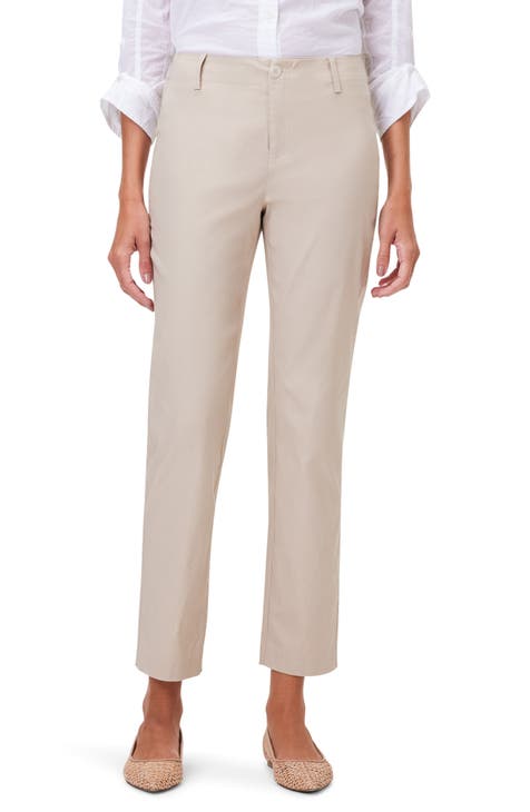 Basic Editions Beige Casual Pants for Women