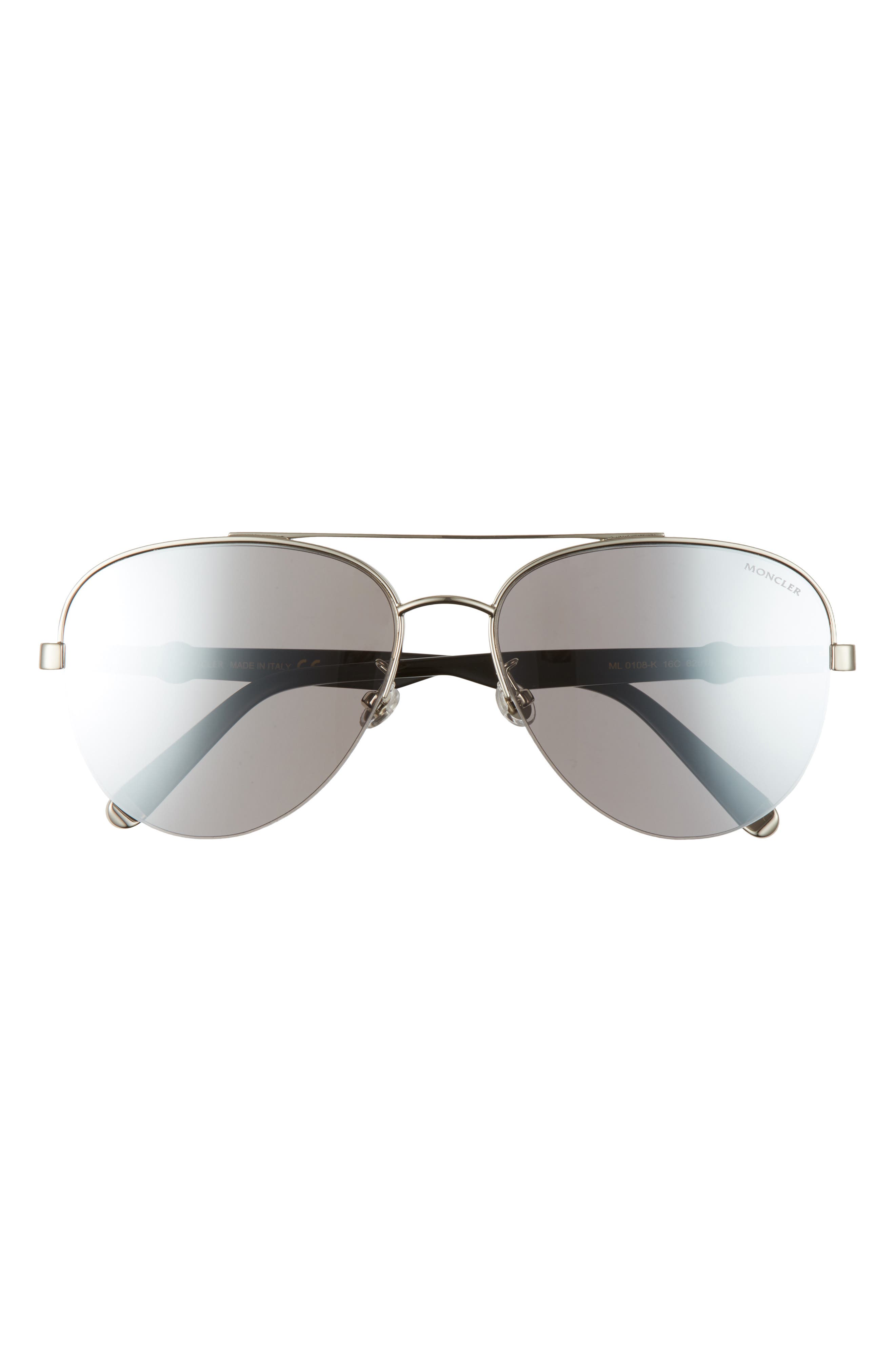 Moncler | 62mm Aviator Sunglasses 