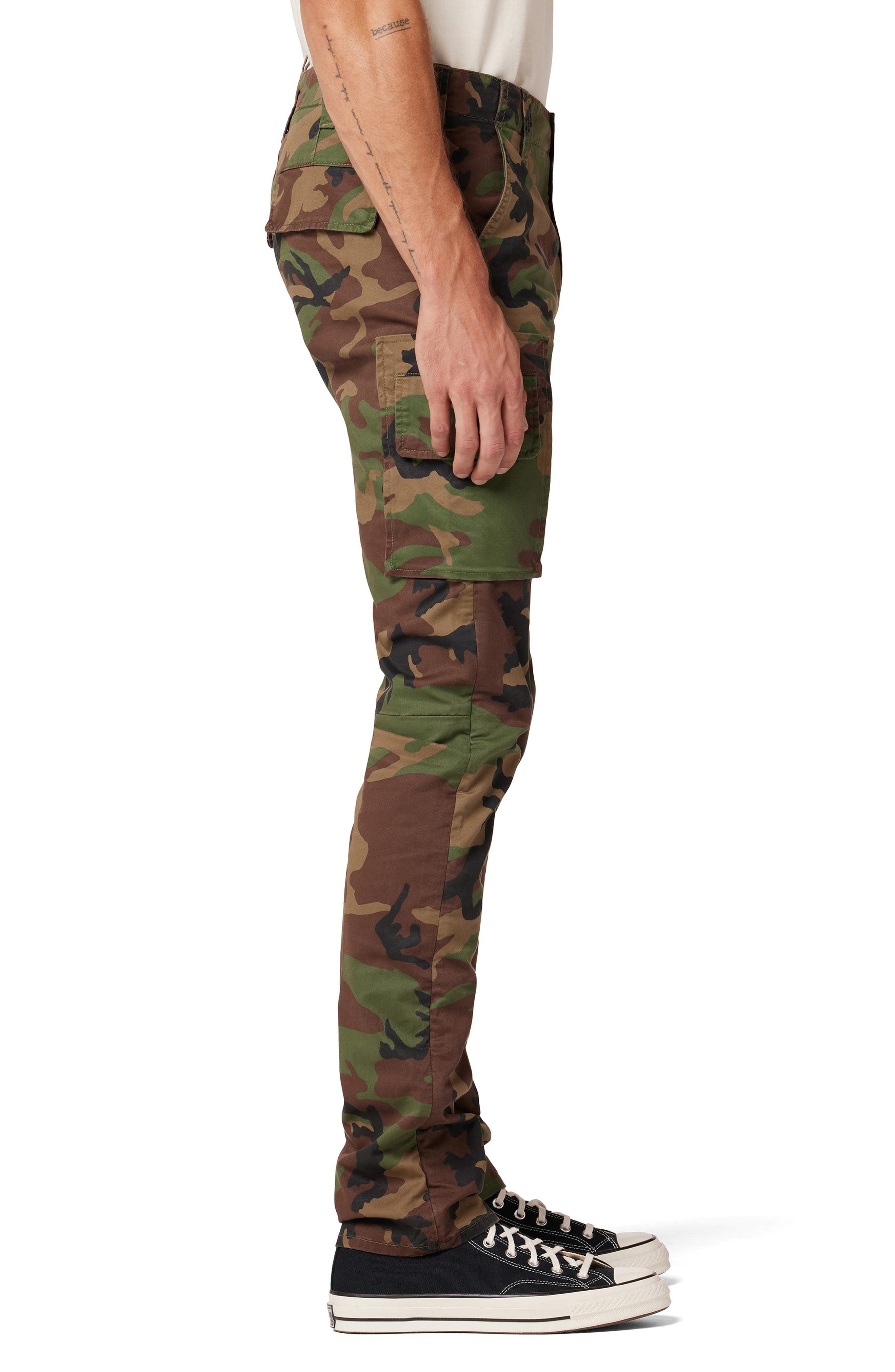 Hudson Jeans Stacked Camo Slim Military Cargo Pants | Nordstrom