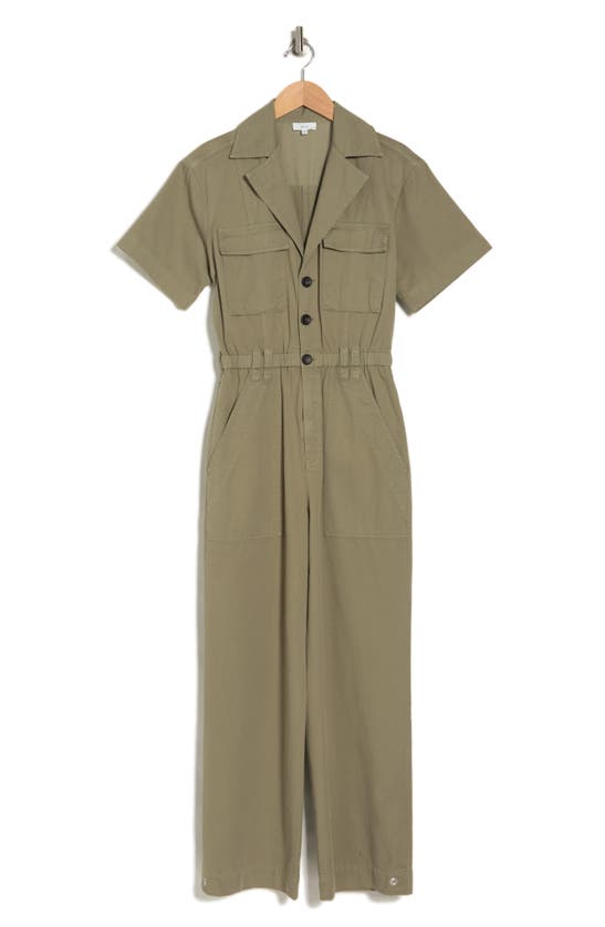 Shop A.l.c . Augusta Utility Jumpsuit In Dusty Olive