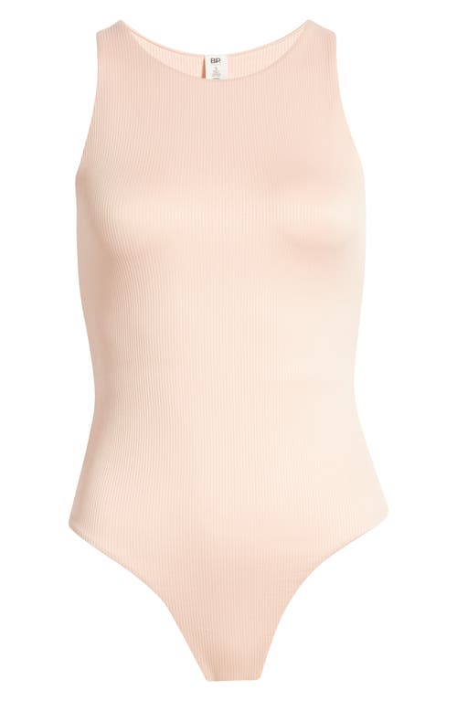 Shop Bp. Butter Tank Bodysuit In Pink Sky