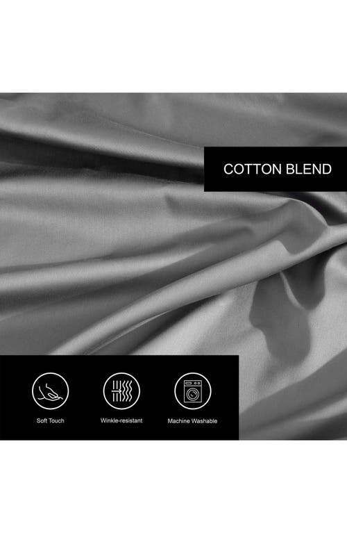 Vera Wang Sateen Sheet Set In Soft Charcoal