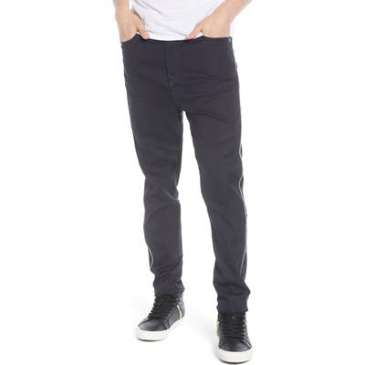 True Religion Brand Jeans Marco Reflective Relaxed Tapered Fit Jeans, Blue