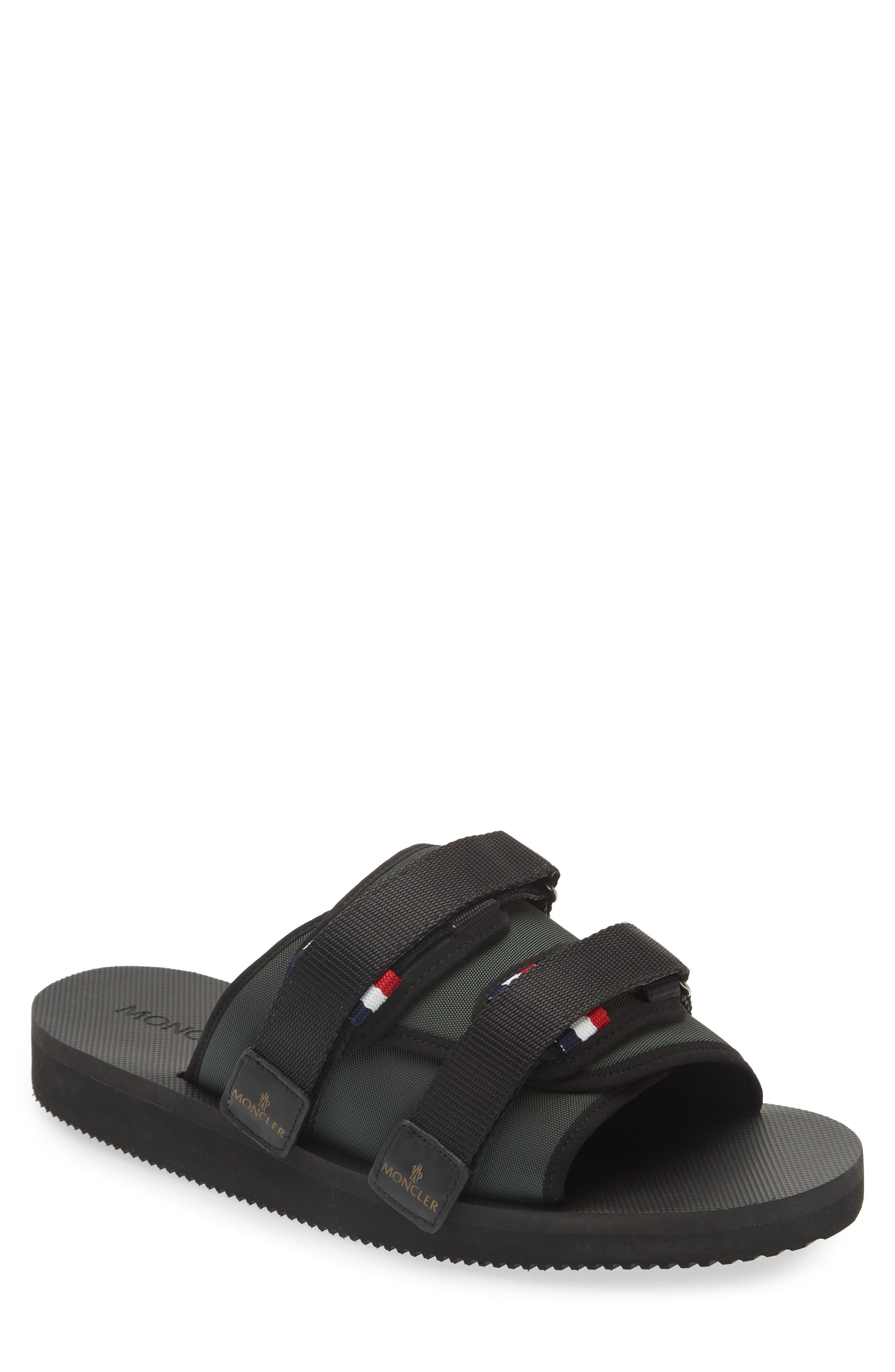 moncler men's slide sandals