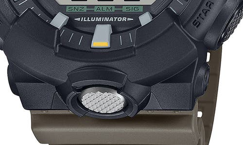G-shock Ga-710-1a Ana-digi Bracelet Watch, 53.4mm In Green